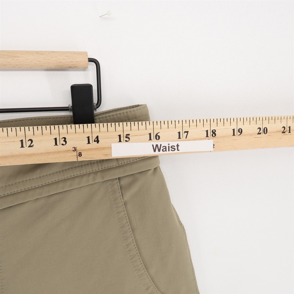 Mountain Hardware Convertible Pants Womens 10 Beige Stretch Nylon Hiking - Picture 6 of 11